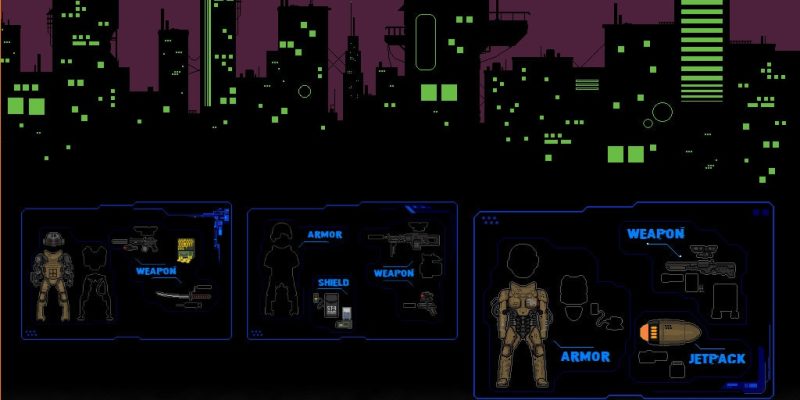 Neon Hardcorps - PC Game Screenshot