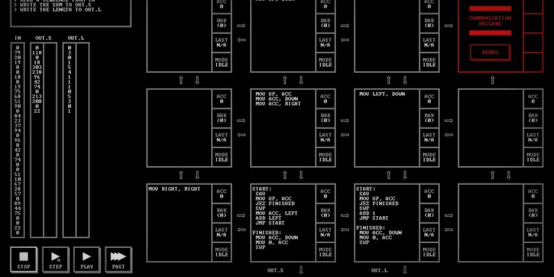 TIS-100 - PC Game Screenshot
