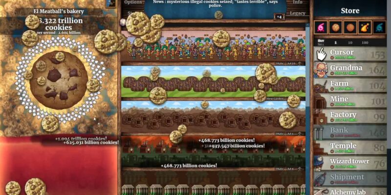 Cookie Clicker - PC Game Screenshot