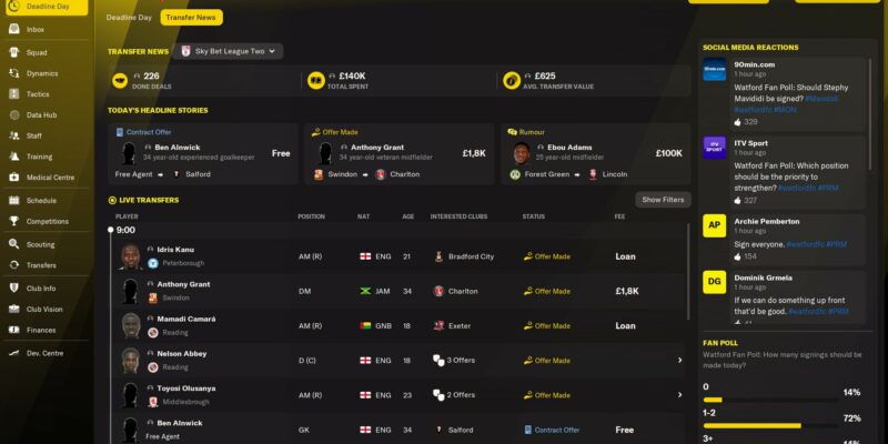 Football Manager 2022 - PC Game Screenshot